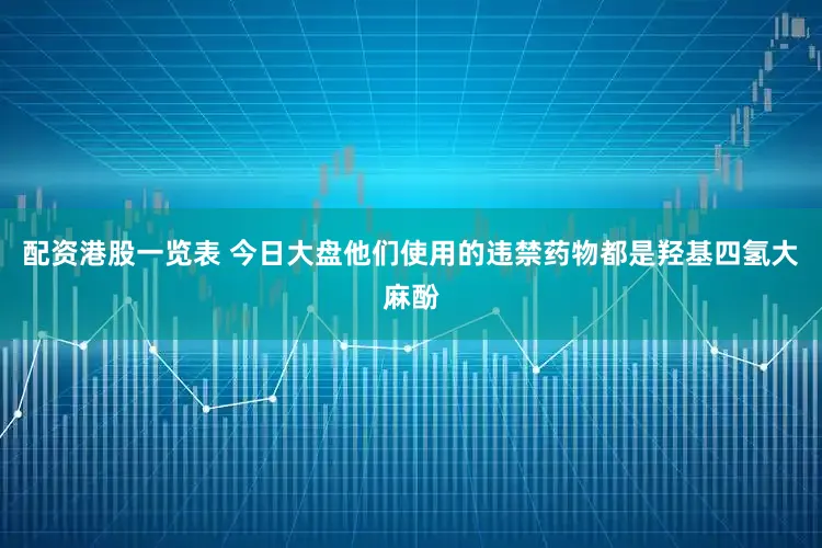 配资港股一览表 今日大盘他们使用的违禁药物都是羟基四氢大麻酚